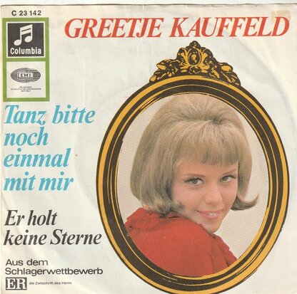 Greetje Kauffeld - Tanz bitte noch einmal mit mir + Er holt keine sterne (Vinylsingle)