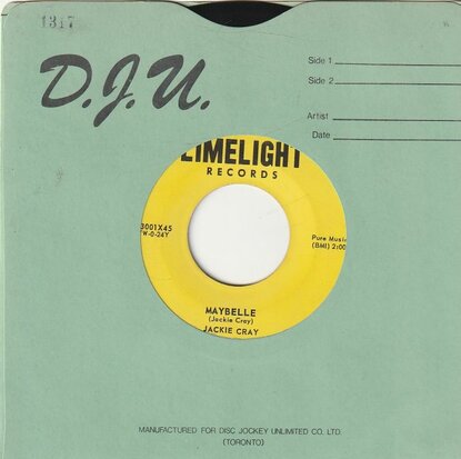 Jackie Cray - Maybelle + I Want You Baby (Vinylsingle)