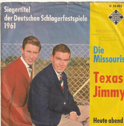 Die Missouris - Texas Jimmy + Heute Abend (Vinylsingle)