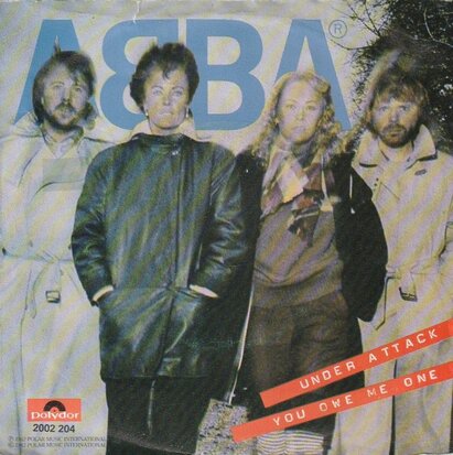 Abba - Under attack + You owe me one (Vinylsingle)