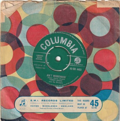 Tommy Bruce and the Bruisers - Ain't Misbehavin' + Got The Water Boilin (Vinylsingle)