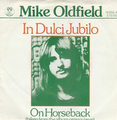 Mike Oldfield - In dulci Jubilo + On horseback (Vinylsingle)