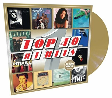 VARIOUS - TOP 40  -NUMBER ONE HITS- (Vinyl LP)