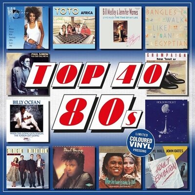 VARIOUS - TOP 40 -80'S- (Vinyl LP)