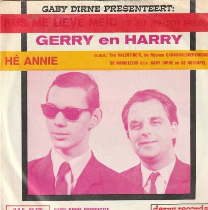 Gerry en Harry - Kus me lieve meid + He Annie (Vinylsingle)