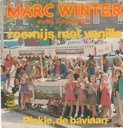 Marc Winter - Roomijs met vanille + Pinkie. de Baviaan (Vinylsingle)