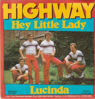 Highway - Hey little lady + Lucinda (Vinylsingle)