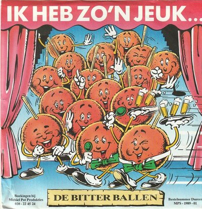 Bitter Ballen - Ik heb zo'n jeuk + (instrumentaal) (Vinylsingle)