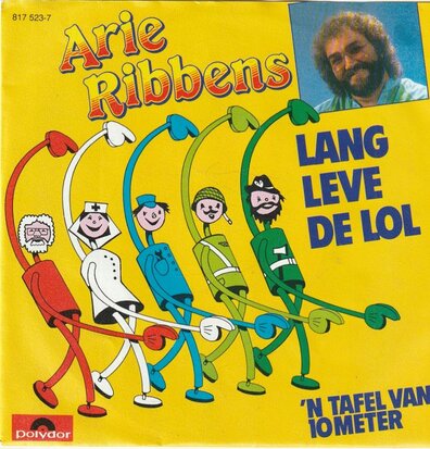 Arie Ribbens - Lang leve de lol + Een tafel van 10 meter (Vinylsingle)