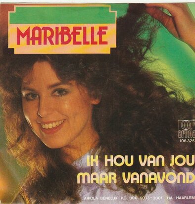 Maribelle - Ik hou van jou + Maar vanavond (Vinylsingle)