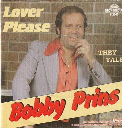 Bobby Prins - Lover please + They talk (Vinylsingle)