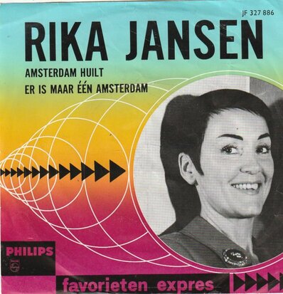 Rika Jansen - Amsterdam huilt + Er is maar een Amsterdam (Vinylsingle)