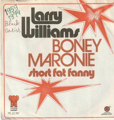 Larry Williams - Boney Maronie + Short fat fanny (Vinylsingle)