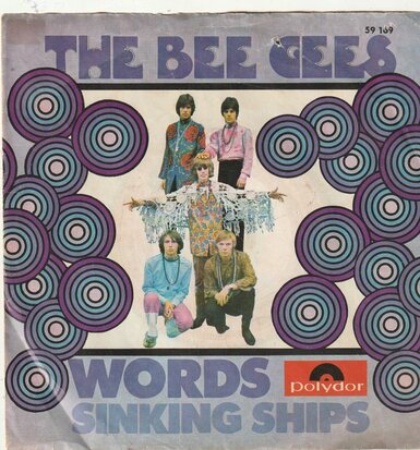 Bee Gees - Words + Sinking ships (Vinylsingle)