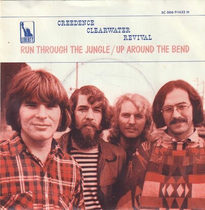 Creedence Clearwater Revival - Run through the jungle + Up around the band (Vinylsingle)