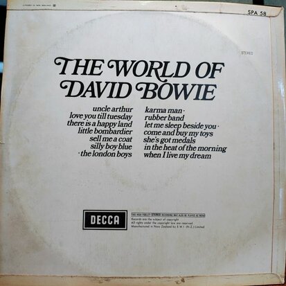 David Bowie - The World Of David Bowie (Vinyl LP)