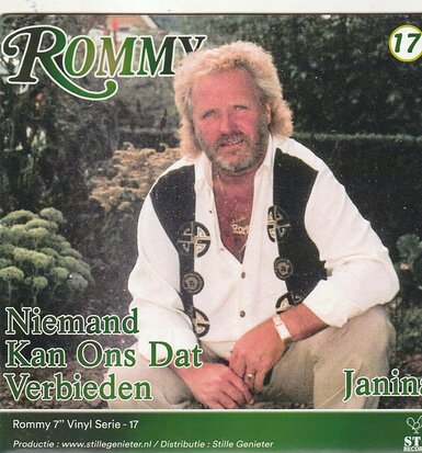 Rommy - Niemand Kan Ons Dat Verbieden + Janina (Vinylsingle)