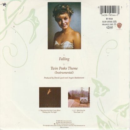 Julee Cruise - Falling + Twin peaks theme (Vinylsingle)