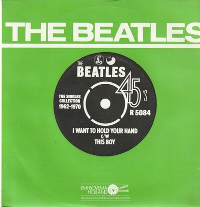 The Beatles - I want to hold your hand + This boy (Vinylsingle)