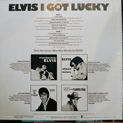 Elvis Presley - I Got Lucky (Vinyl LP)