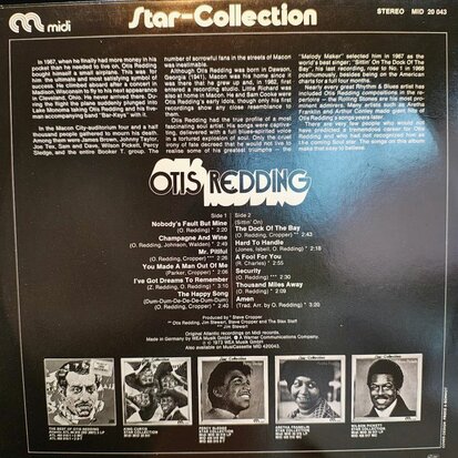 Otis Redding - Star Colection (Vinyl LP)