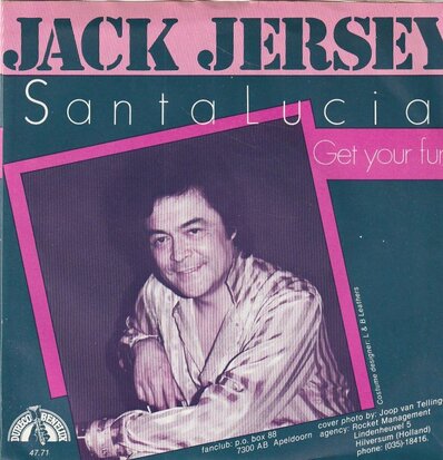 Jack Jersey - Santa Lucia + Get Your Fun (Vinylsingle)