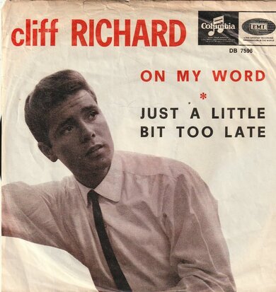 Cliff Richard - On my word + Just a little bit too late (Vinylsingle)