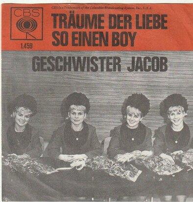 Geschwister Jacob - Traume der liebe + So einen boy (Vinylsingle)