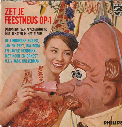 Diverse Artiesten - Zet je Feestneus op no. 1 (Vinylsingle)