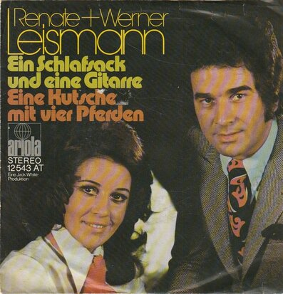 Renate & Werner Leismann - Ein schlafsack und eine gitarre + Ein kutsche mit vier pferden (Vinylsingle)