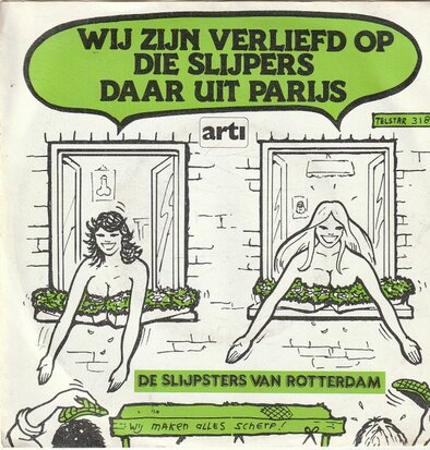 Slijpsters van Rotterdam - Wij zijn verliefd op die slijpers daar uit Parijs + Wie geeft er een rondje (Vinylsingle)