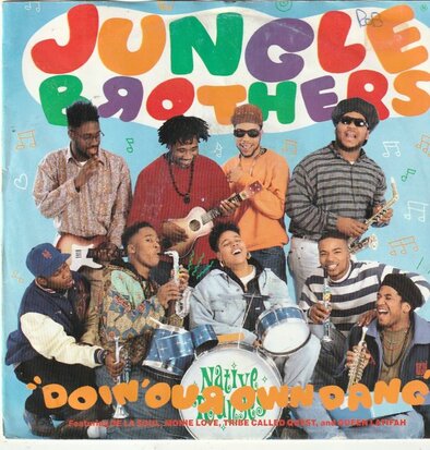 Jungle Brothers - Doin'our own dang +(album edit) (Vinylsingle)