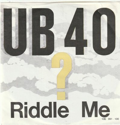 UB 40 - Riddle me + Dub Dub (Vinylsingle)