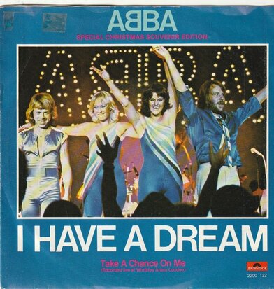 Abba - I have a dream + Take a chance on me (live) (Vinylsingle)