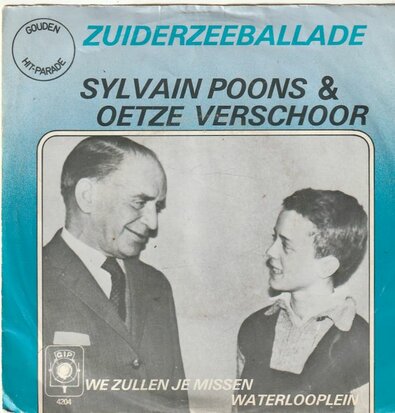 Sylvain Poons en Oetze Verschoor - Zuiderzeeballade + We zullen je missen Waterlooplein (Vinylsingle)