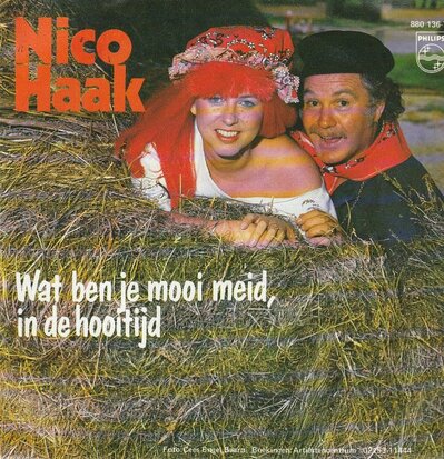 Nico Haak - Wat ben je mooi meid, in de hooitijd + Mijn goeie ouwe Delft (Vinylsingle)