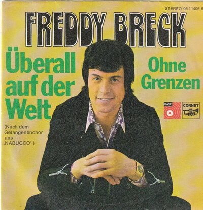 Freddy Breck - Uberall auf die welt + Ohne grenzen (Vinylsingle)