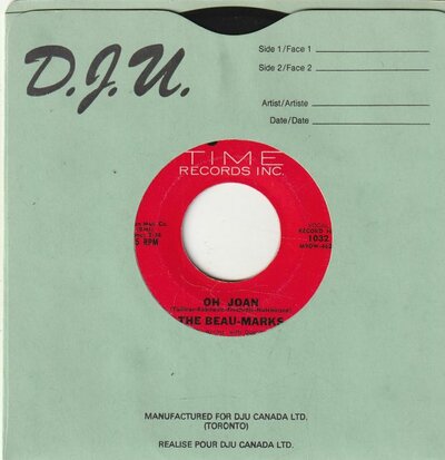 Beau-Marks - Oh Joan + Rockin' Blues (Vinylsingle)