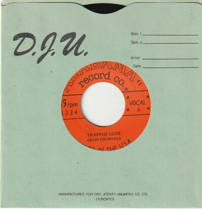 Keith Courvale - Trapped Love + Barefoot Nellie (Vinylsingle)