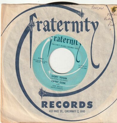 Cathy Carr - Ivory Tower + Please, Please Believe Me (Vinylsingle)