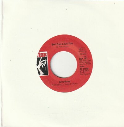 Emotions - So I Can Love You +The Best Part Of A Love Affair (Vinylsingle)