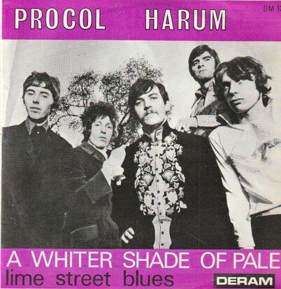 Procol Harum - A whiter shade of pale + Lime street blues (Vinylsingle)