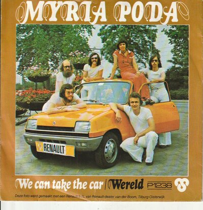 Myria Poda - We can take the car + Wereld (Vinylsingle)