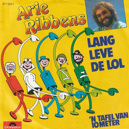 Arie Ribbens - Lang leve de lol + Een tafel van 10 meter (Vinylsingle)