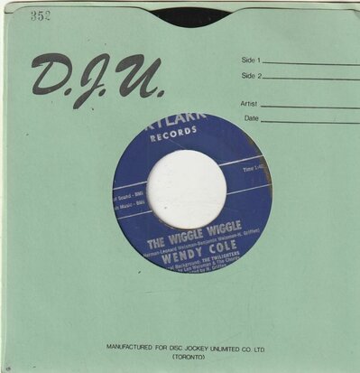 Wendy Cole / Joyce Sage - The Wiggle Wiggle + Leon Wagner Wiggle (Vinylsingle)