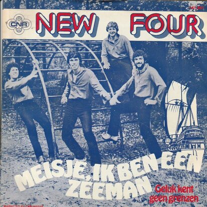 New Four - Meisje ik ben een zeeman + Geluk kent geen grenzen (Vinylsingle)