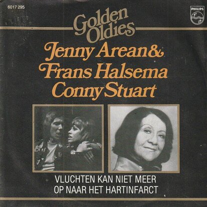 Jenny Arean & Frans Halsema - Vluchten kan niet meer + Op naar het hartinfarct (Vinylsingle)