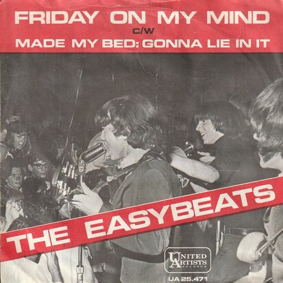 Easybeats - Friday on my mind + Made my bed, gonna lie in it (Vinylsingle)