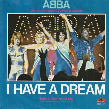 Abba - I have a dream + Take a chance on me (live) (Vinylsingle)