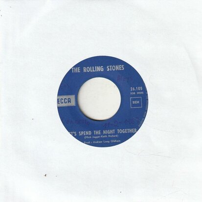 Rolling Stones - Let's spend the night together + Ruby Tuesday (Vinylsingle)